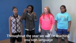 STARS Deaf teaching Hearing Lesson 1 ASL Alphabet [upl. by Singh566]