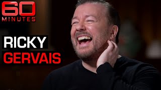 Ricky Gervais funniest ever interview  60 Minutes Australia [upl. by Enilorak]