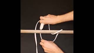 Reversed Extension Cord Trick Tying In a Tight Space knot rope trick [upl. by Wendel]