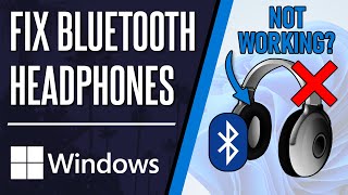 How to FIX Bluetooth Headphones Not Working on PC Windows 1011 [upl. by Ninehc291]