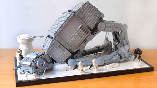 LEGO Star Wars Crashed ATAT MOC [upl. by Rudy]