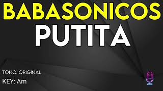 Babasonicos  Putita  Karaoke Instrumental [upl. by Laurita799]