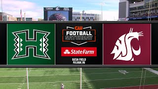 WSU Football Highlights vs Hawaii  101924 [upl. by Richlad]