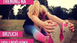 Trening na brzuch uda i pośladki  Codziennie Fit [upl. by Lauralee]