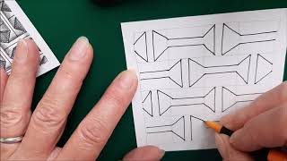 How to draw pattern Rotan [upl. by Tihw]