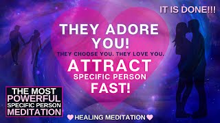 INSTANT CONTACT amp HEALING ✨Attract Specific Person FAST ✨ Telepathy SP Meditation [upl. by Ahsienot]