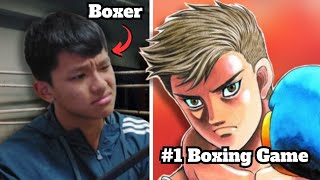 Real Boxer Reacts to Untitled Boxing Game [upl. by Jobina112]