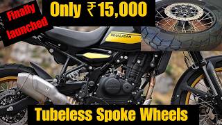 GET READY FOR THE FASTEST Himalayan 450 RIDE EVER with Tubeless Tyres [upl. by Rabbaj]