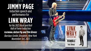 Jimmy Page performing Rumble for Link Wray’s Rock Hall Induction 1132023 RockHall2023 RRHOF [upl. by Haikan249]