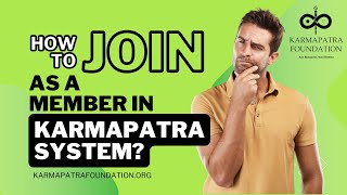 how to join membership of karmapatra foundation [upl. by Lladnarc]