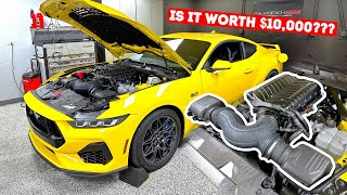 INSTALLING a MASSIVE 30L Whipple Supercharger on my 2024 Mustang GT MADE INSANE POWER [upl. by Heisel647]