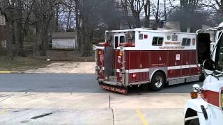 PGFD Berwyn Heights Squad 814 B response [upl. by Annoj]