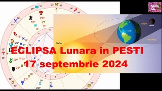 ECLIPSA Lunara in PESTI 17 septembrie 2024 [upl. by Crowns368]