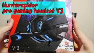 ヘッドフォンとマイクを新調しました．Hunterspider headset V3紹介 [upl. by Ecar]