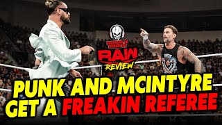 CM Punk Gets A FREAKIN REFEREE For His Summerslam Match  WWE Raw 72224 Review [upl. by Annavas]