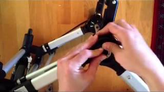 How to Repair the Central Locking Mechanism on Bugaboo Cameleon Chassis Part II [upl. by Tchao]