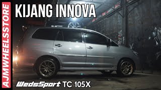 MODIFIKASI KIJANG INNOVA VELG WEDSSPORT TC105X  AJMHEELSSTORE [upl. by Neeron]