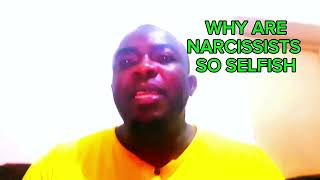 WHY ARE NARCISSISTS SO SELFISH [upl. by Cyrille]