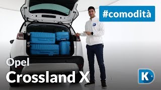 Comoda la monovolume 2018 di Opel nuova Crossland X [upl. by Bryon]