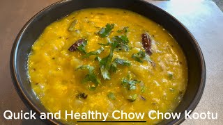 Quick and healthy side dish Chow Chow KootuChayote SquashSeema Vankaya Recipe [upl. by Schell]