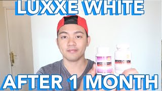 LUXXE White Glutathione After 1 Month Review  Effective Whitening  Pampaputi  Lance Alipio [upl. by Etteneg]