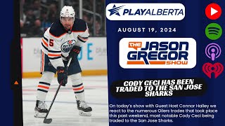 The Jason Gregor Show  August 19th 2024  Cody Ceci is a San Jose Shark [upl. by Worrad]