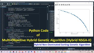 Python Code of MultiObjective Hybrid Genetic Algorithm Hybrid NSGA II [upl. by Rochkind471]