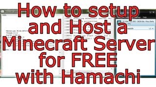 How to Setup and Host a FREE Minecraft Server with Hamachi [upl. by Initirb]