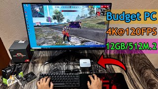 Build world chipest powerful gaming PC for freefire GTA5 minecraft game  mini PC buy unboxing setup [upl. by Adamec]