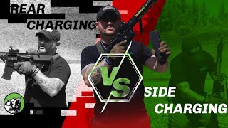 How to Clear AR15 Malfunctions Side Charging vs Rear Charging [upl. by Ahsela896]