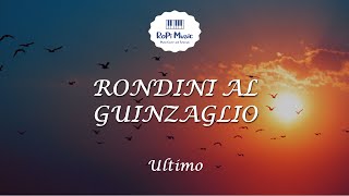 Ultimo  Rondini al guinzaglio Testo  Lyrics [upl. by Duyne]