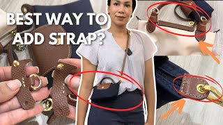 ⚡ BEST Longchamp Pouch CONVERSION Should You Go For GROMMETS Or The LEATHER TABS [upl. by Xila]