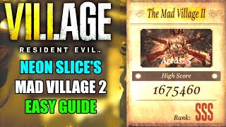 The Mad Village 2 SSS Rank Walkthrough  Resident Evil Village Mercenaries Guide [upl. by Ragan]