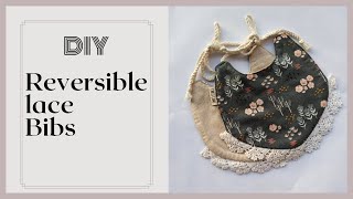 Most adorable diy BABY BIBS FREE PATTERN diy reversible bibs sewing tutorial stepbystep [upl. by Ekaterina828]