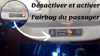 Activer et désactiver lair bag du passager [upl. by Noremak]