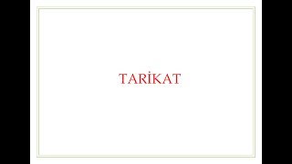 TARİKAT [upl. by Gwenette]