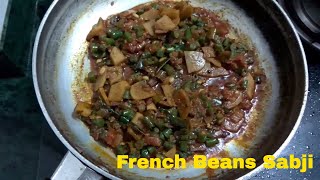 French Beans Sabji  Aloo Beans Recipe  Aloo Beans Ki Sabzi  Potato and Beans By Chef Bhukkad [upl. by Merill]