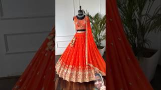 Latest beautiful new red lehenga design short 👌😍😍👍short viral trending designer 2024 [upl. by Eelrahc]