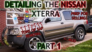 Detailing the Nissan Xterra PART 1 Before Selling  Best Sap Remover [upl. by Einnek]