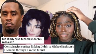 EXPOSING DIDDYS SECRET TUNNELS Linking the Playboy Mansion and Michael Jacksons Estate  REACTION [upl. by Eico427]