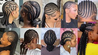 Extremely Gorgeous amp Stylish Cornrow Stitch Braids Ghana Weave Hairstyles for Black WomenHAIRSTYLES [upl. by Octavla]