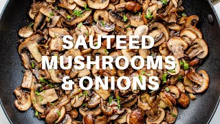 Tips for beautiful garlic sautéed mushrooms everytime [upl. by Adnylam816]