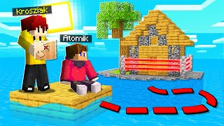 ODKRYŁEM TAJEMNICZĄ WYSPĘ na OCEANIE w MINECRAFT [upl. by Moulton]