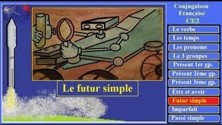 Conjugaison française CE2  910 Le futur simple des verbes des 3 groupes [upl. by Samella95]