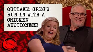 OUTTAKE The Time Greg Davies Got Put in a Headlock by a Chicken Auctioneer  Taskmaster S10 [upl. by Dibri]