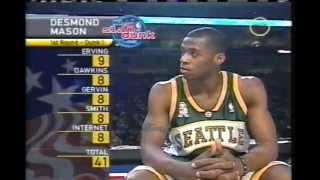 Desmond Mason  2002 NBA Slam Dunk Contest [upl. by Haseena884]