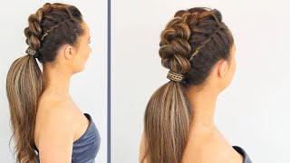 How To Do A Braided Mohawk 2023 [upl. by Idnod629]