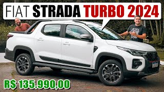 FIAT STRADA ULTRA TURBO 2024 tudo sobre a picape que quer ser melhor que a Montana [upl. by Ijuy309]