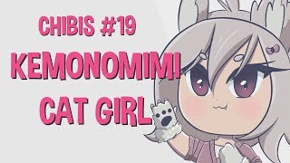 Chibis 19  Como desenhar um Chibi Kemonomimi [upl. by Rivalee]