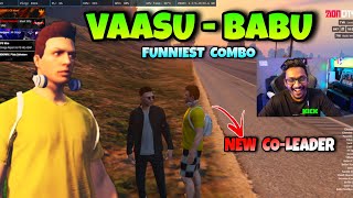 Baabu is Back 😌🔥 Vaasu  Baabu Funny Combo 😅 Puthiya Co leader Sethu Ane enn kettu 🤣 Funny moments [upl. by Moses498]